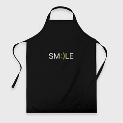 Фартук кулинарный Надпись smile, цвет: 3D-принт