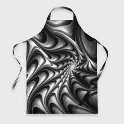 Фартук кулинарный Abstract fractal grey, цвет: 3D-принт