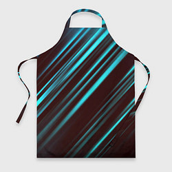 Фартук кулинарный Stripes line neon color, цвет: 3D-принт