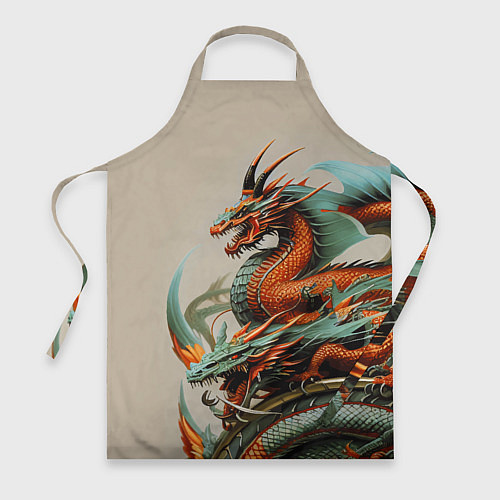 Фартук Japan dragon - irezumi / 3D-принт – фото 1