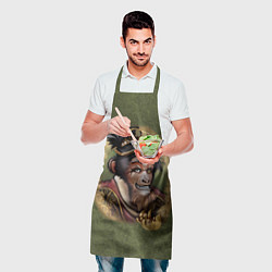 Фартук кулинарный Король обезьян Сунь Укун, цвет: 3D-принт — фото 2