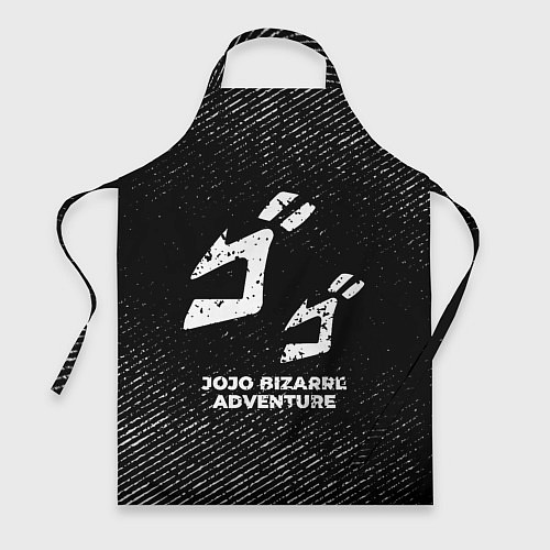Фартук JoJo Bizarre Adventure с потертостями на темном фо / 3D-принт – фото 1