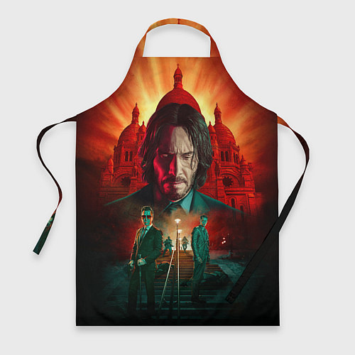 Фартук John Wick catholic church Paris / 3D-принт – фото 1