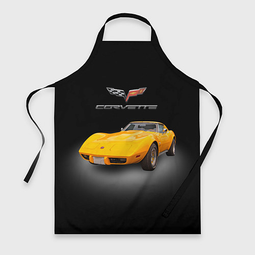 Фартук Американский спорткар Chevrolet Corvette Stingray / 3D-принт – фото 1