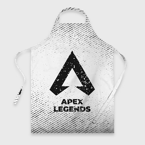 Фартук Apex Legends с потертостями на светлом фоне / 3D-принт – фото 1