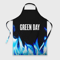 Фартук Green Day blue fire