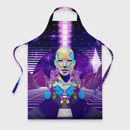 Фартук Goddess with two Beerus - vaporwave / 3D-принт – фото 1