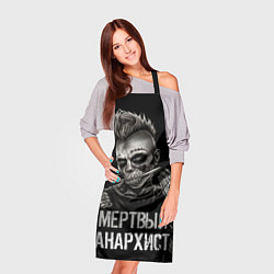 Фартук кулинарный Мертвый анархист панк, цвет: 3D-принт — фото 2