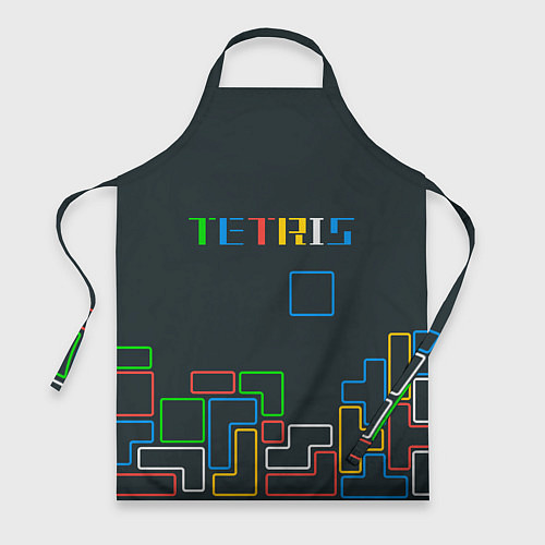 Фартук Tetris neon / 3D-принт – фото 1