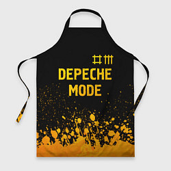 Фартук Depeche Mode - gold gradient: символ сверху