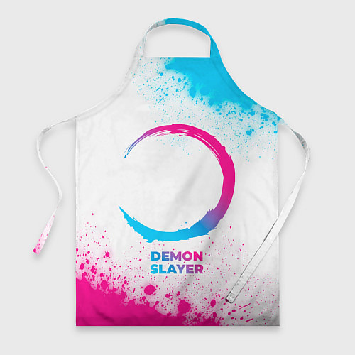 Фартук Demon Slayer neon gradient style / 3D-принт – фото 1