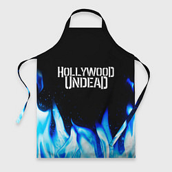Фартук Hollywood Undead blue fire