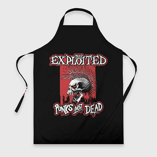 Фартук Exploited - punks not dead / 3D-принт – фото 1