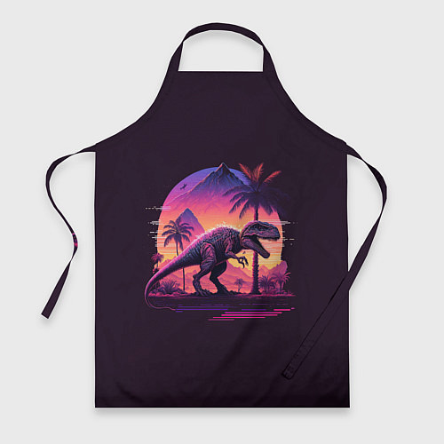 Фартук Retrowave Trex / 3D-принт – фото 1