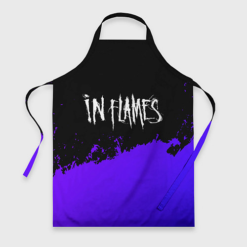 Фартук In Flames purple grunge / 3D-принт – фото 1