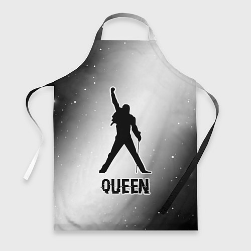 Фартук Queen glitch на светлом фоне / 3D-принт – фото 1