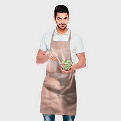 Фартук кулинарный Мужской торс качка с мышцами - идеальное тело с му, цвет: 3D-принт — фото 2