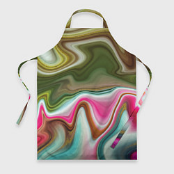 Фартук кулинарный Color waves, цвет: 3D-принт