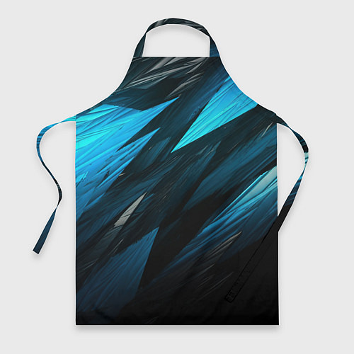 Фартук Black blue style / 3D-принт – фото 1