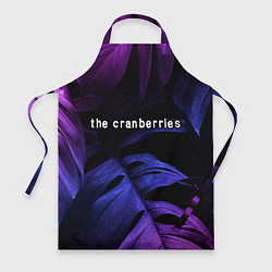 Фартук кулинарный The Cranberries neon monstera, цвет: 3D-принт