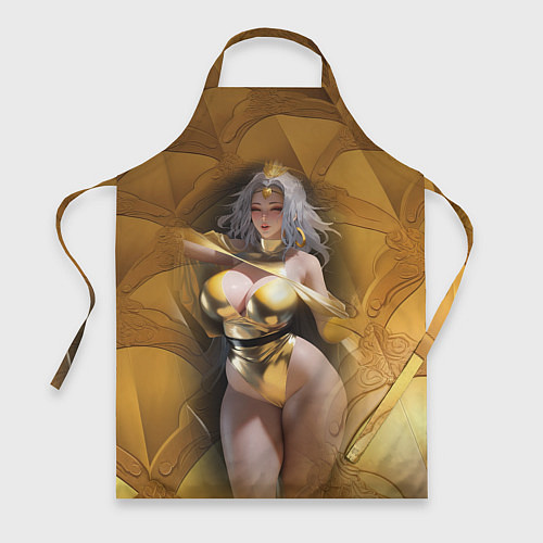 Фартук Fantasy gold girl / 3D-принт – фото 1
