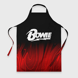 Фартук кулинарный David Bowie red plasma, цвет: 3D-принт