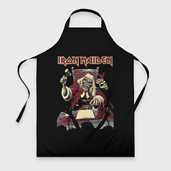 Фартук кулинарный Iron Maiden - судья, цвет: 3D-принт