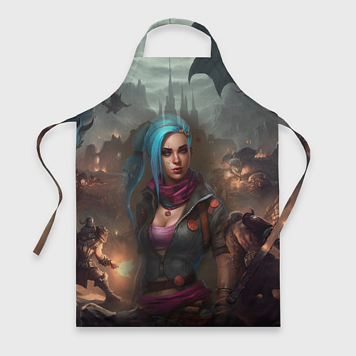 Фартук Jinx art Arcane League of Legends fantasy / 3D-принт – фото 1