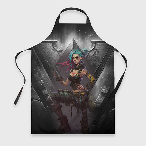 Фартук Jinx art Arcane League of Legends / 3D-принт – фото 1