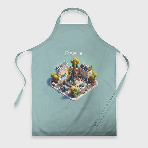 Фартук Paris Isometric / 3D-принт – фото 1