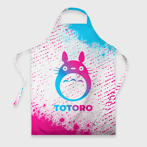 Фартук Totoro neon gradient style / 3D-принт – фото 1