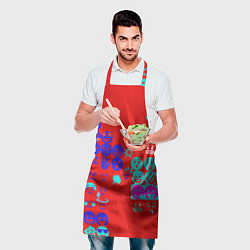 Фартук кулинарный Смайлы для настроения, цвет: 3D-принт — фото 2
