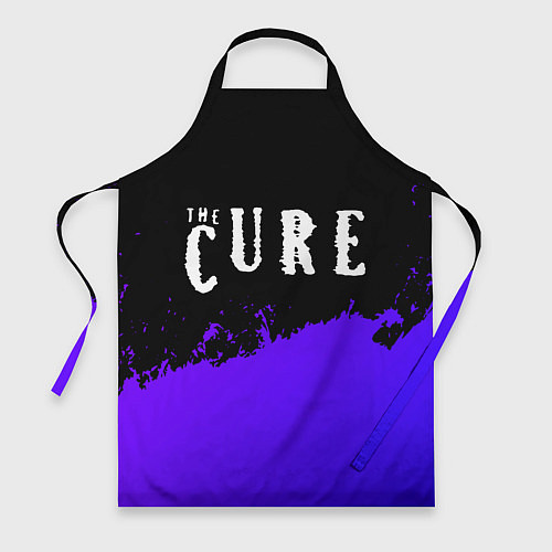 Фартук The Cure purple grunge / 3D-принт – фото 1