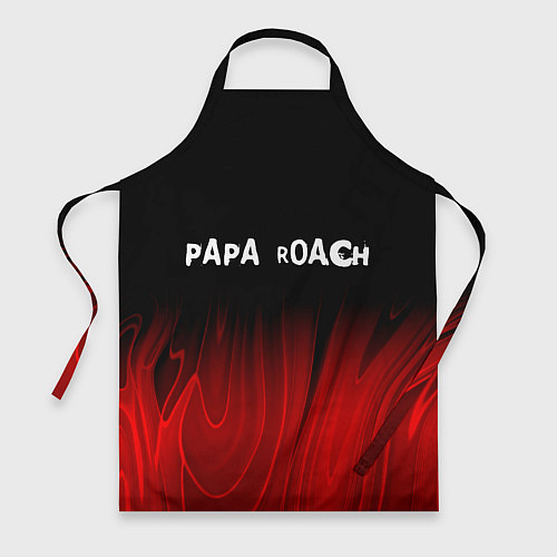 Фартук Papa Roach red plasma / 3D-принт – фото 1