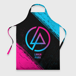Фартук кулинарный Linkin Park - neon gradient, цвет: 3D-принт