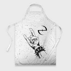 Фартук кулинарный Evanescence и рок символ, цвет: 3D-принт