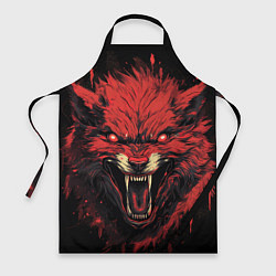 Фартук кулинарный Red wolf, цвет: 3D-принт