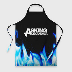 Фартук Asking Alexandria blue fire