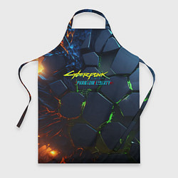 Фартук Cyberpunk 2077 phantom liberty logo