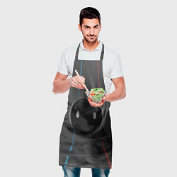 Фартук кулинарный Шар-робот, цвет: 3D-принт — фото 2