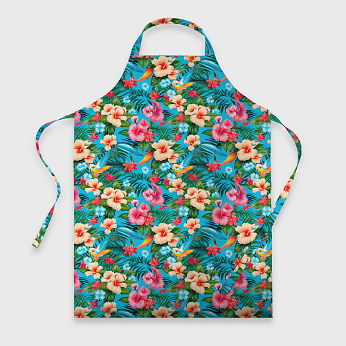 Фартук Гавайские цветы паттерн / 3D-принт – фото 1