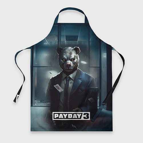 Фартук Payday 3 bear / 3D-принт – фото 1