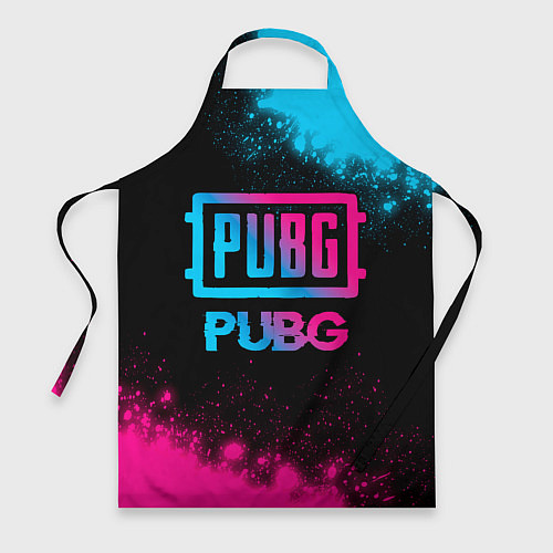 Фартук PUBG - neon gradient / 3D-принт – фото 1