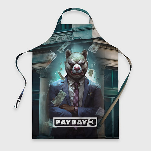 Фартук Payday 3 bear / 3D-принт – фото 1