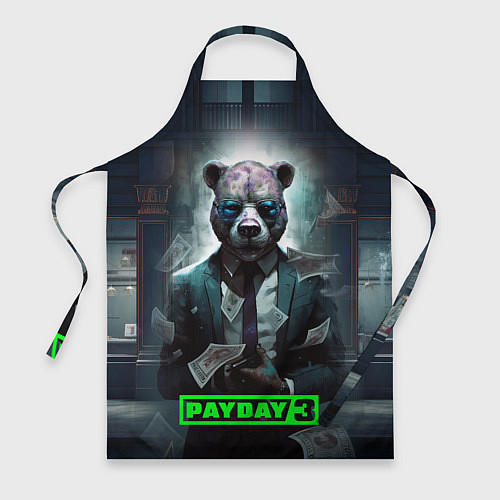 Фартук Payday 3 bear / 3D-принт – фото 1