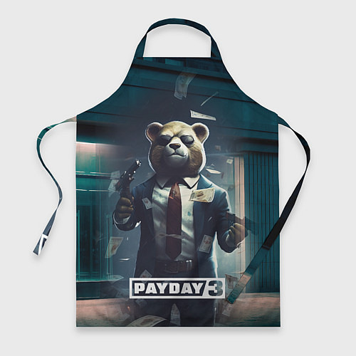 Фартук Payday 3 bear / 3D-принт – фото 1