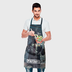 Фартук кулинарный Payday 3 bear, цвет: 3D-принт — фото 2
