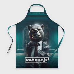 Фартук кулинарный Payday 3 bear, цвет: 3D-принт