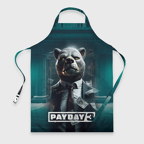 Фартук Payday 3 bear / 3D-принт – фото 1