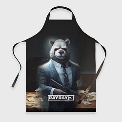 Фартук кулинарный Payday3 bear, цвет: 3D-принт